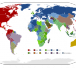 Weltkarte Netzsteckertypen Quelle: Wikipedia