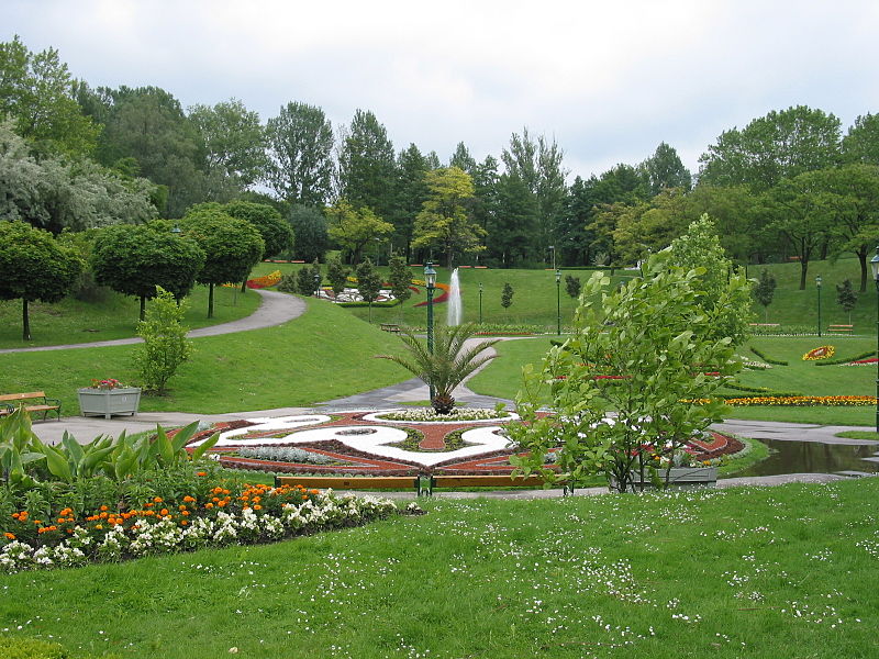 Der Kurpark Oberlaa ist ein spektakulärer Anblick - aus jeder Perspektive. Bild: CC