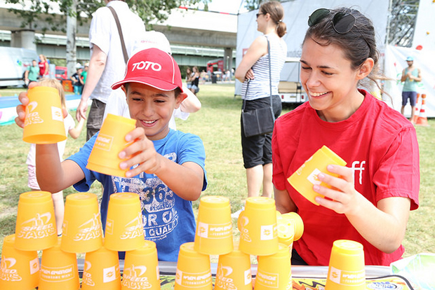 Donauinselfest 2014 Energieleben Kinder Spiele