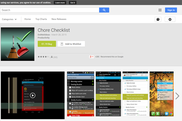 ChoreChecklist Putz-App