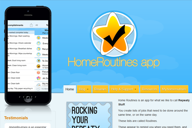 HomeRoutines Putz-App