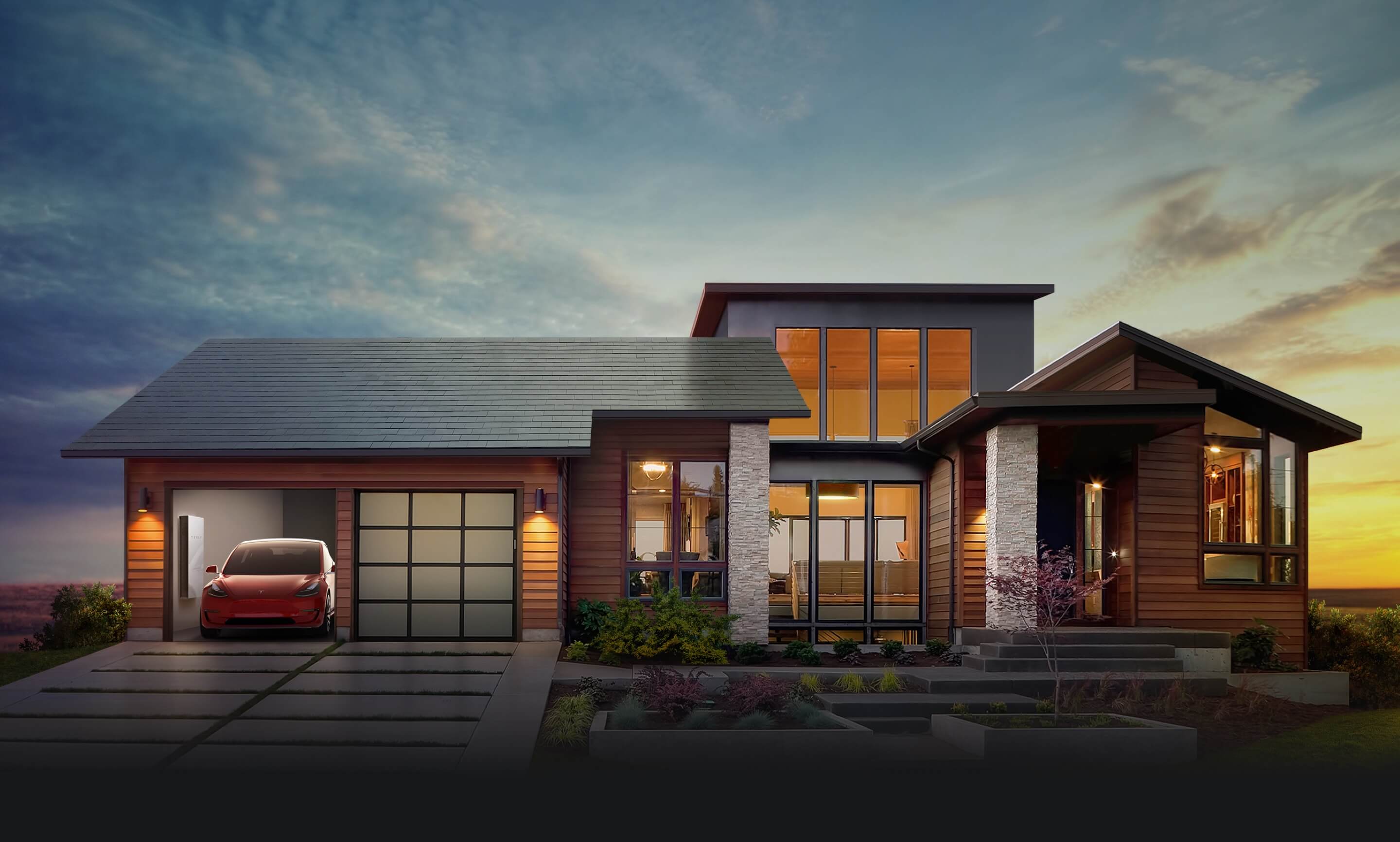 Tesla Solar Roof © Tesla Motors Inc