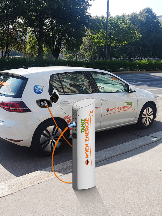 E-Ladestellen werden in Wien immer beliebter. - Fotocredit: Wien Energie