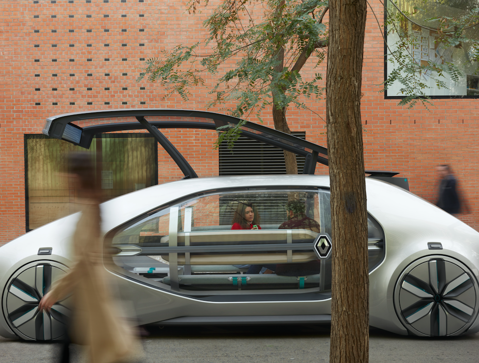 Der selbstfahrende EZ GO von Renault soll den öffentlichen Verkehr bereichern – © Renault