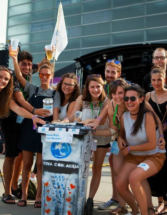 Alle für Wasser, Wasser für Alle lautet der Leitspruch. -Fotocredit: Viva con Agua Linz