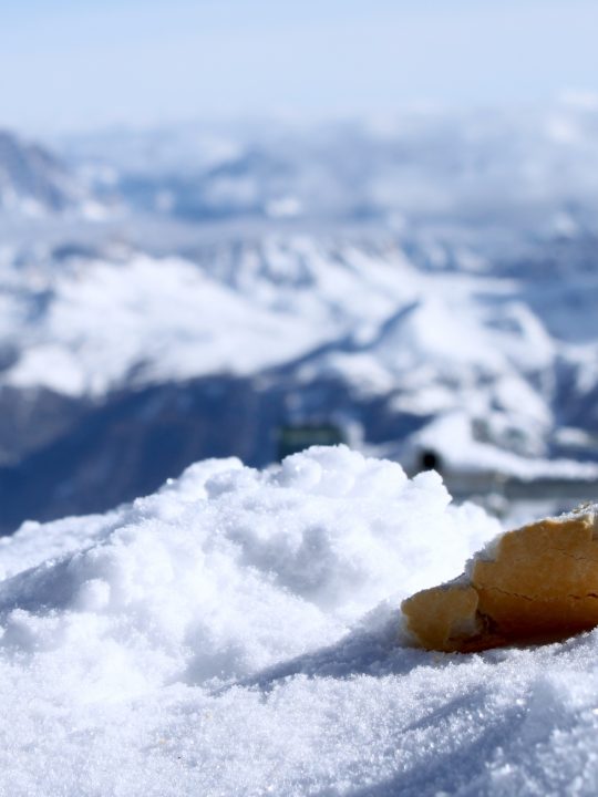 Weniger Abfall im Schnee - Fotocredit: Pia Minixhofer