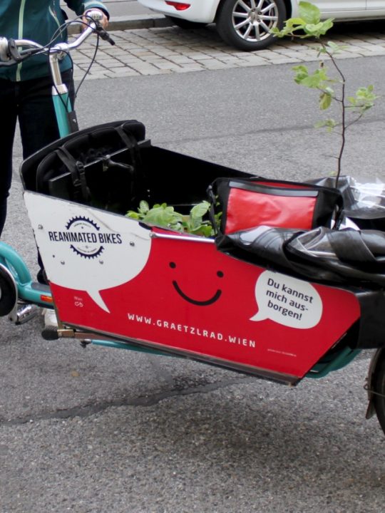 Mit dem Grätzlrad durch Wien / Fotocredit: Pia Minixhofer