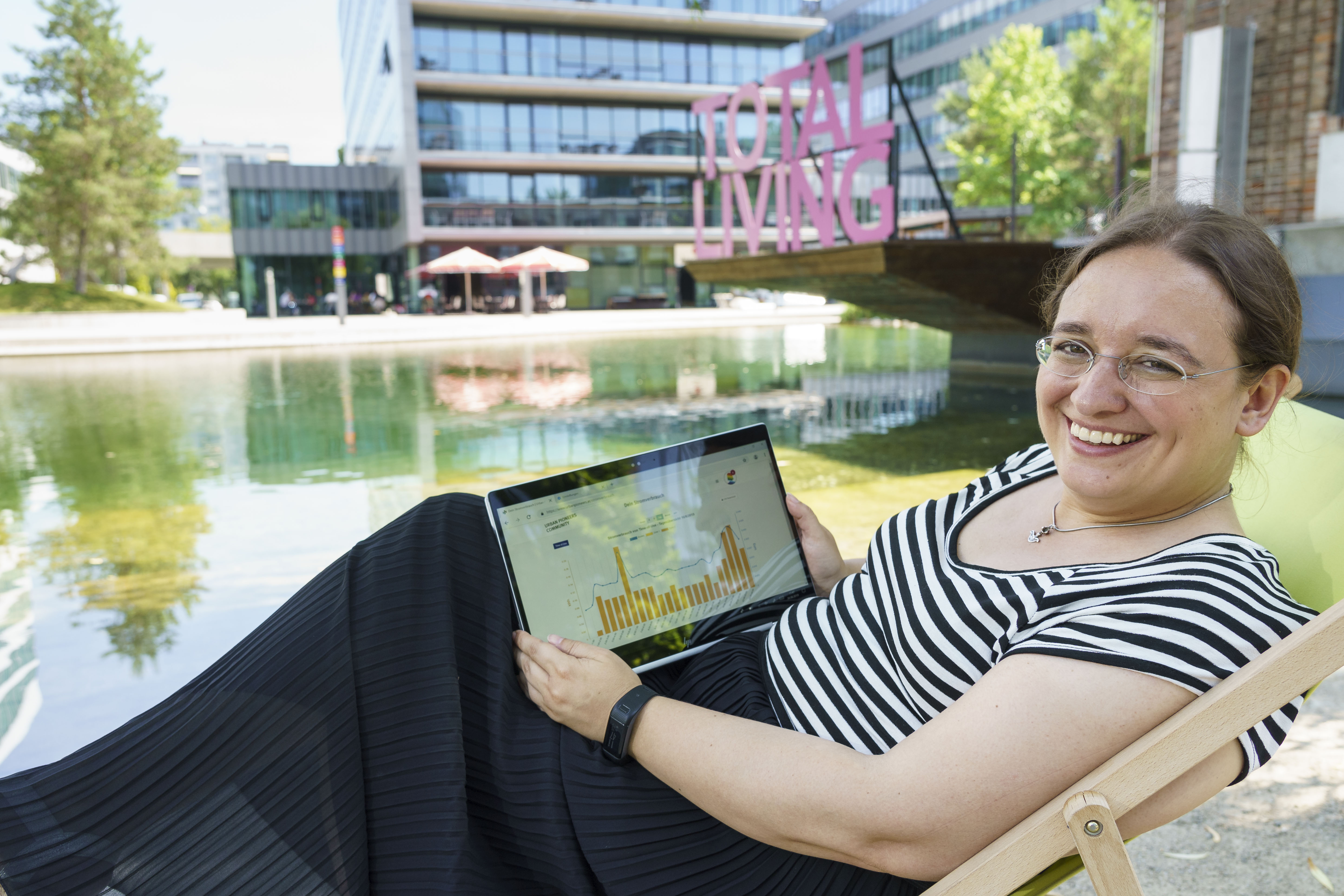 Frau Lackner (Wien Energie Urban Pioneers Community/Viertel Zwei); © Wien Energie/FOTObyHOFER/Christian Hofer