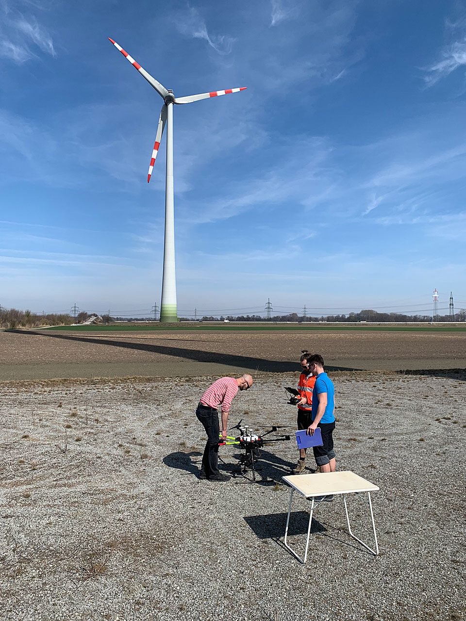 Drohnenwartung mit Skyability - Fotocredit: Energieleben Redaktion