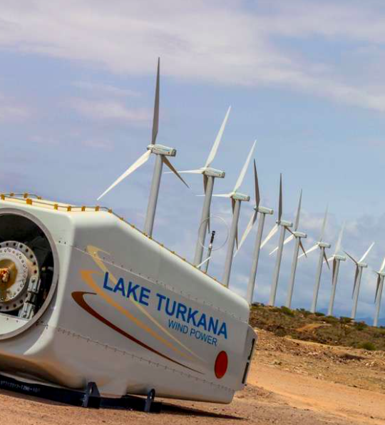 1,5 Millionen Haushalte soll der Windpark mit erneuerbarer Energie versorgen. – Foto: © Lake Turkana Wind Power Ltd