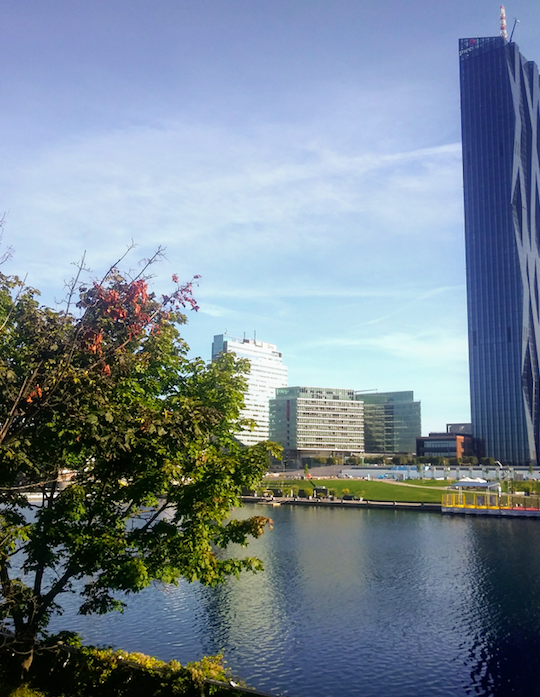 Wolkenkratzer trifft auf Natur – die Donauinsel ist ein Naturjuwel mitten in der Stadt