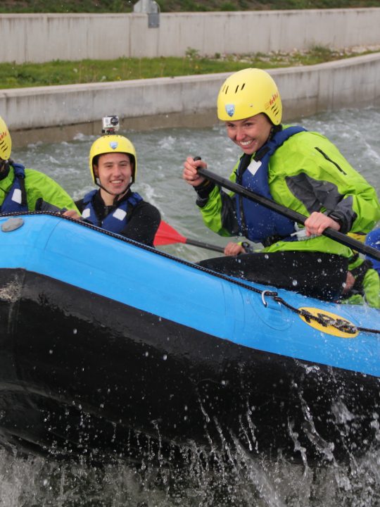 Rafting in der Metropole: Die Watersports Arena macht's möglich!, Fotocredit: Vienna Watersports Arena