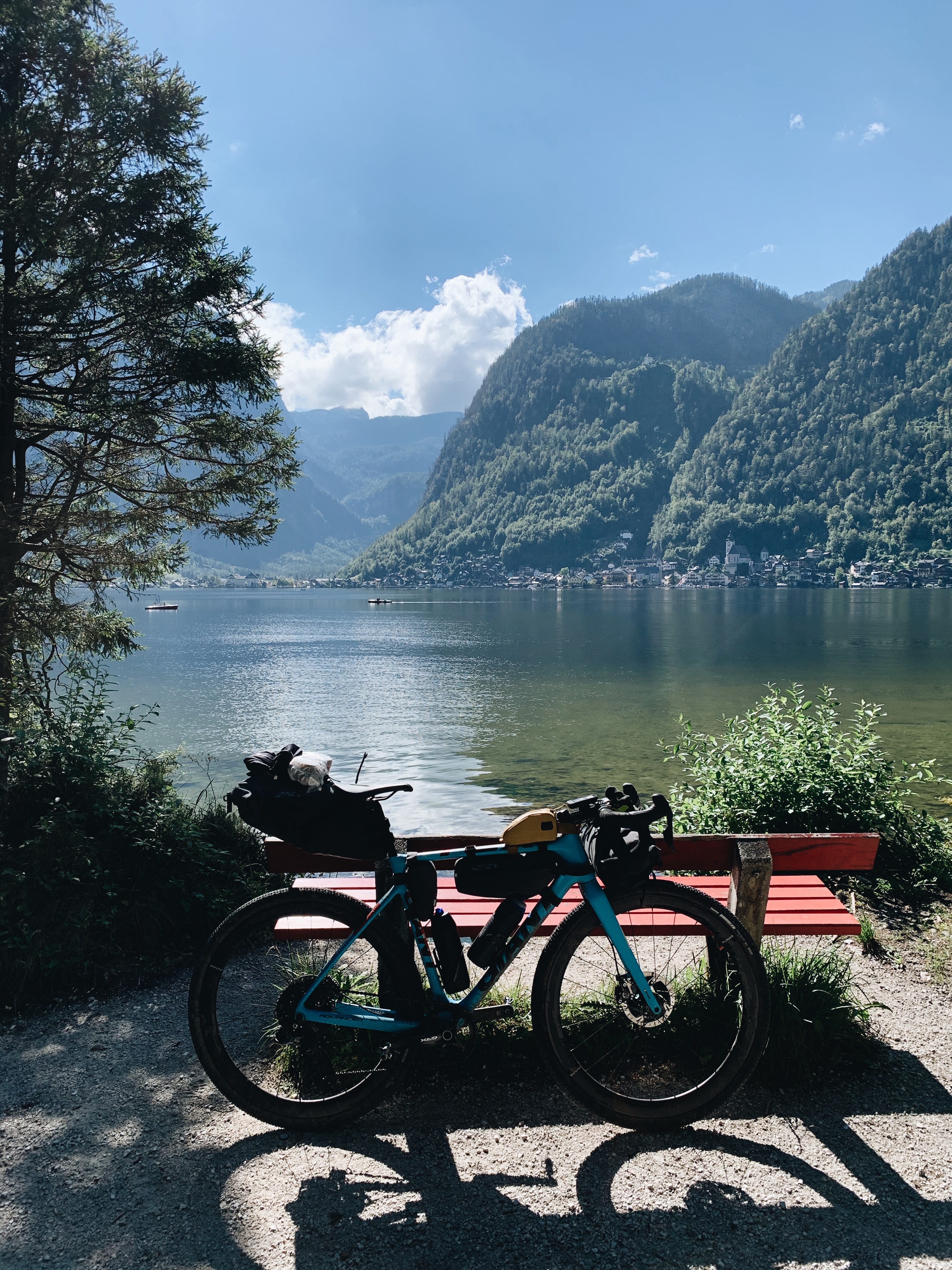 Hallstatt, Hallstättersee, Bikepacking, Radroute, Radreise