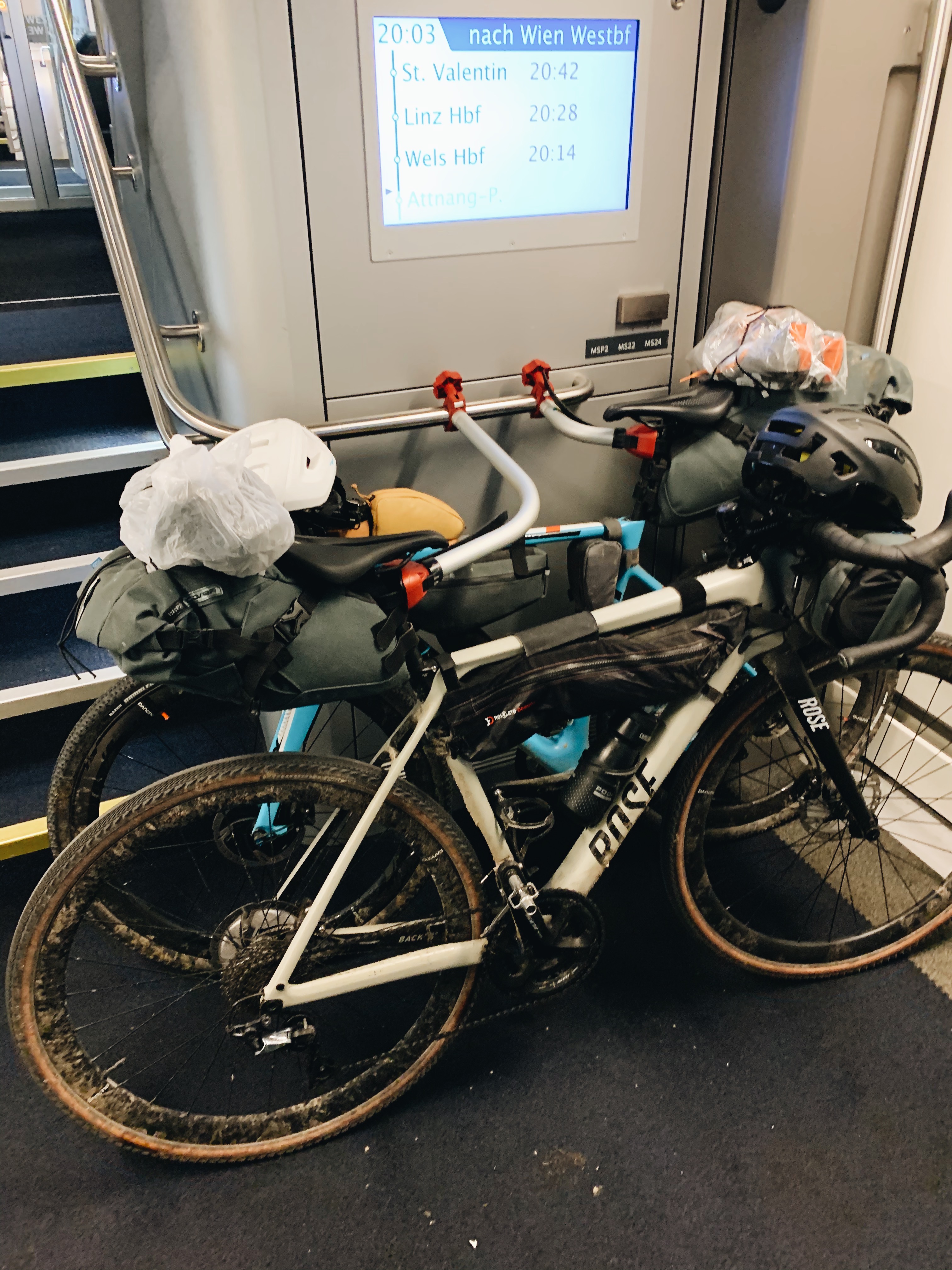 Bikepacking, Zug, Gravelbike, Radreise