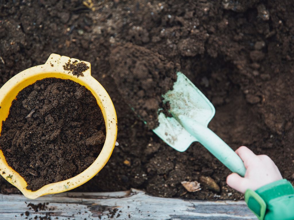 Garten Handarbeit