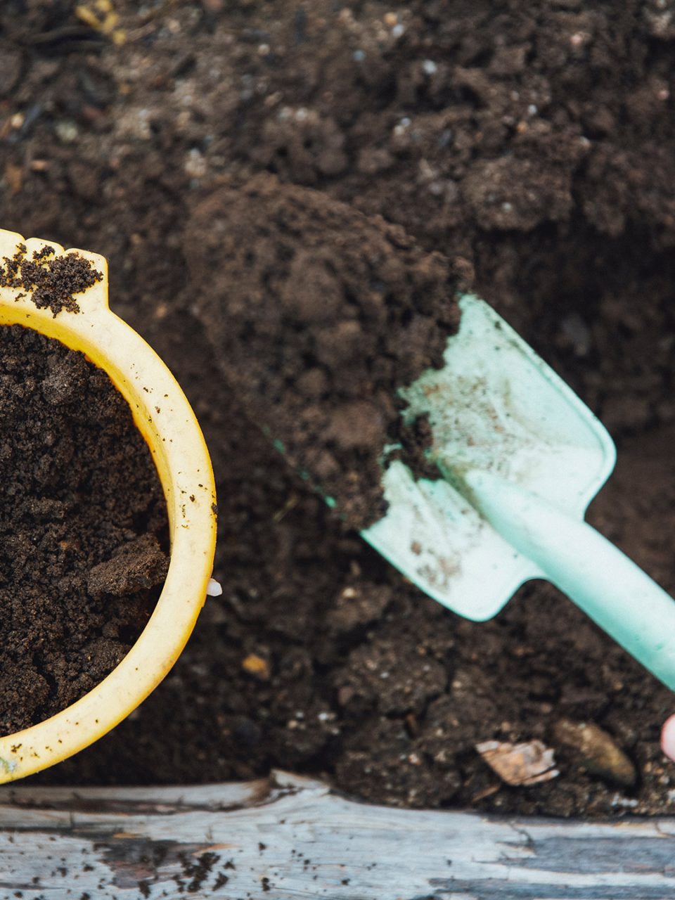 Garten Handarbeit
