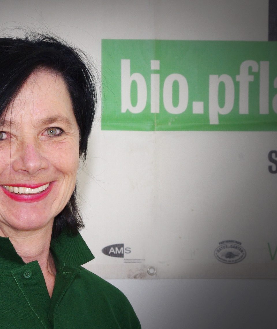 Ursula Königer ist ausgebildete Sozialarbeiterin und Projektentwicklerin sowie Betriebsleiterin von WUK bio.pflanzen. Fotocredit: © WUK