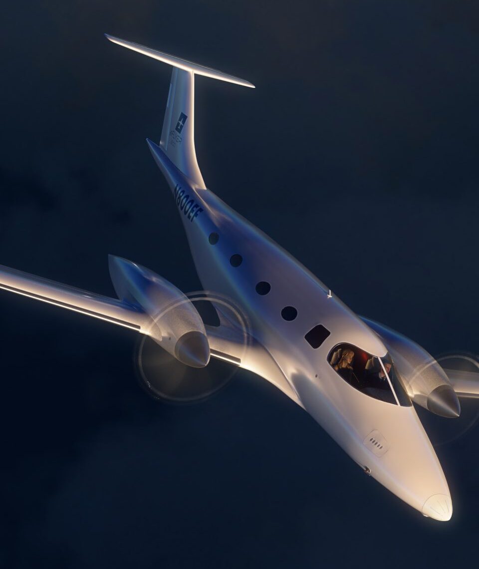 Noch befindet sich der Bye Aerospace eFlyer 800 im Projektstadium. RAS hat dennoch bereits fünf dieser vollelektrischen Flugzeuge bestellt. Fotocredit: © Bye Aerospace