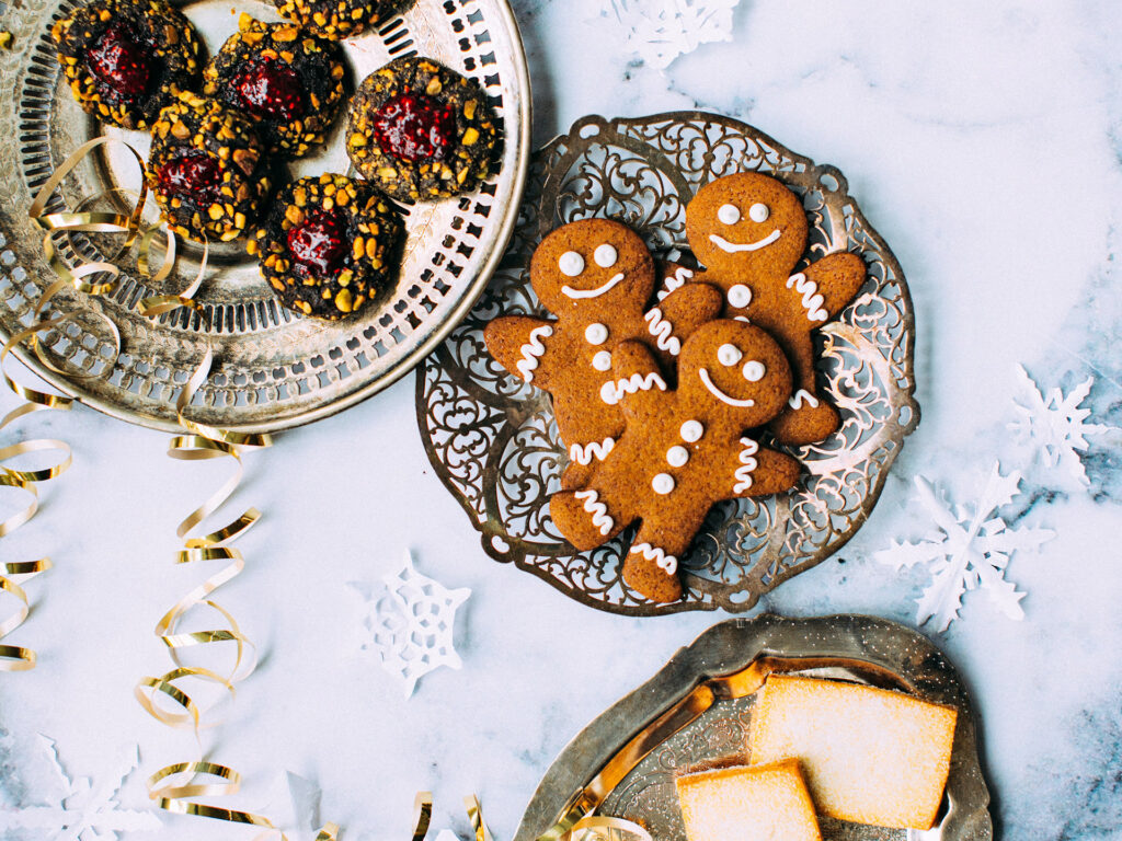 Gesunde Weihnachtskekse