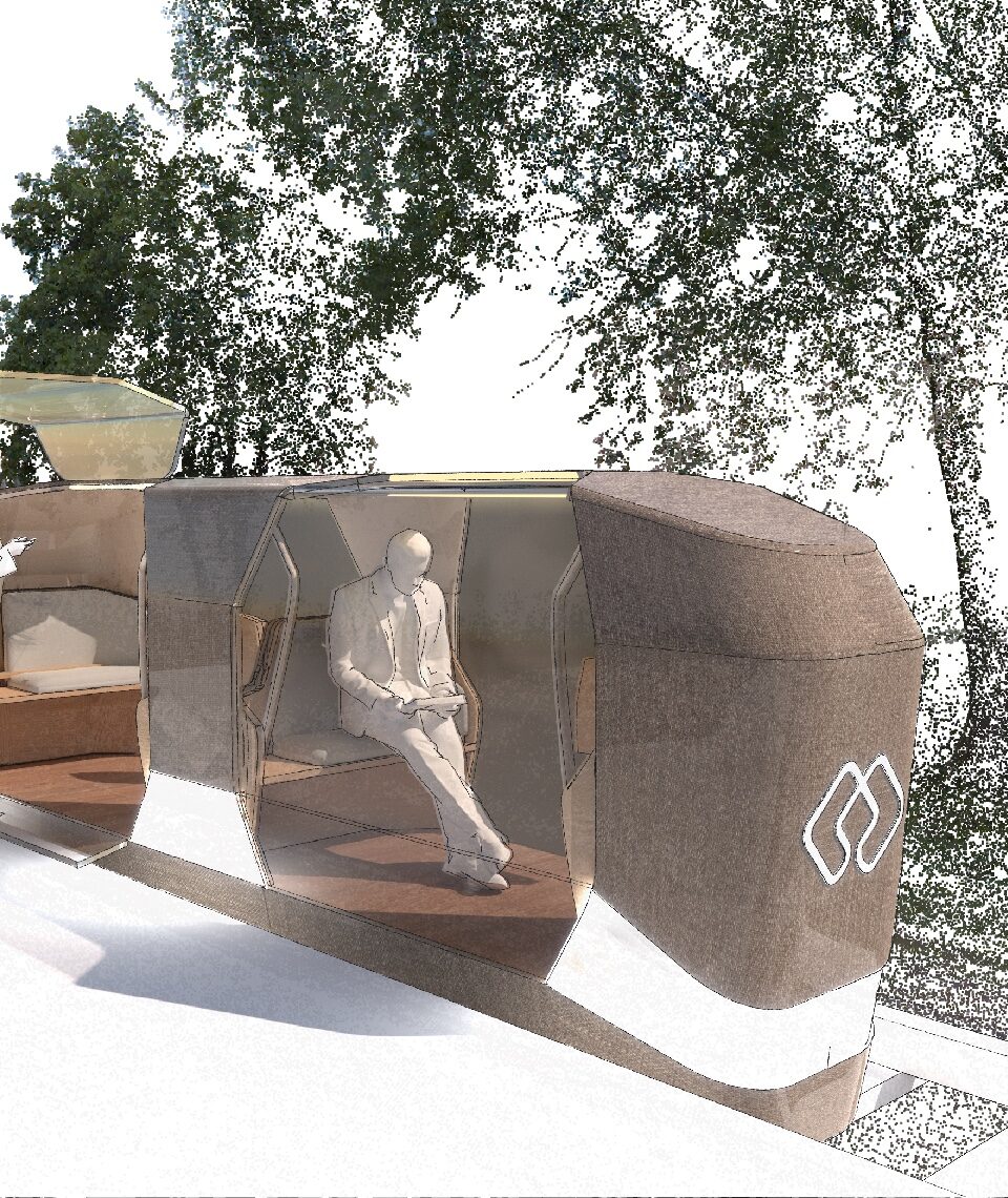 Das Konzept des MonoCab OWL soll das Land urbaner und Menschen unabhängiger vom Auto machen. Fotocredit: © monocab-owl.de